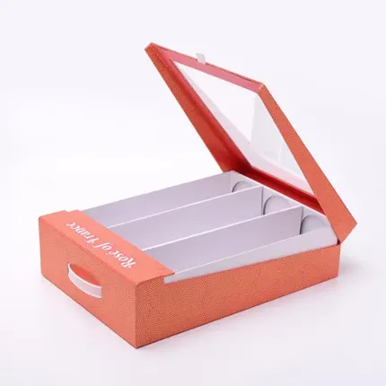 Custom Flip Top Wine Box